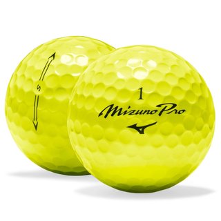 Mizuno Pro S golfbollar, gula