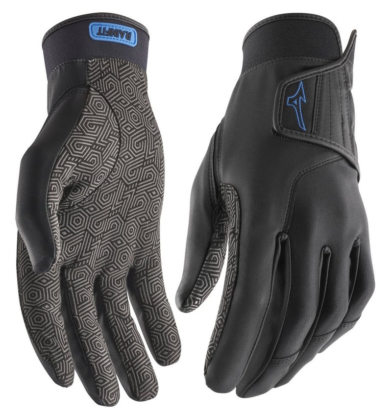 Mizuno Rainfit herr golfhandskar (par), svart