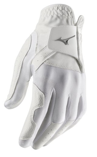 Mizuno Stretch herr golfhandske, vit