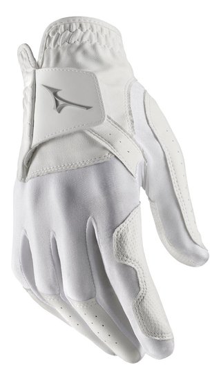 Mizuno Stretch herr golfhandske, vit