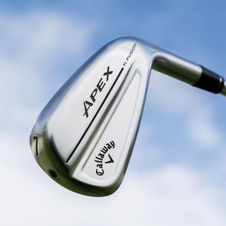 Callaway Apex Ti Fusion 250 Plated herr järnset, stål