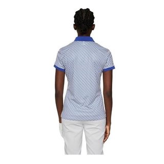 J.Lindeberg Tour Tech Print dam polo, tour geo moonbeam