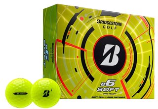 Bridgestone e6 Soft golfbollar, gula