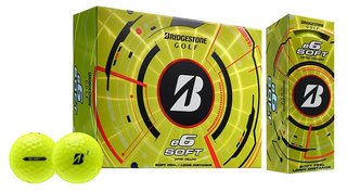 Bridgestone e6 Soft golfbollar, gula
