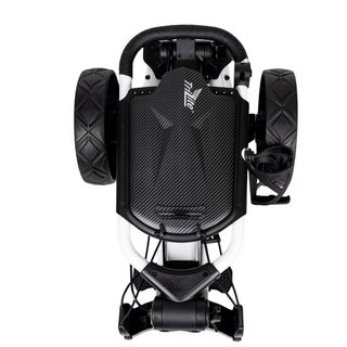 Axglo TriLite T-Flash carbon decor manuell vagn, vit/svart