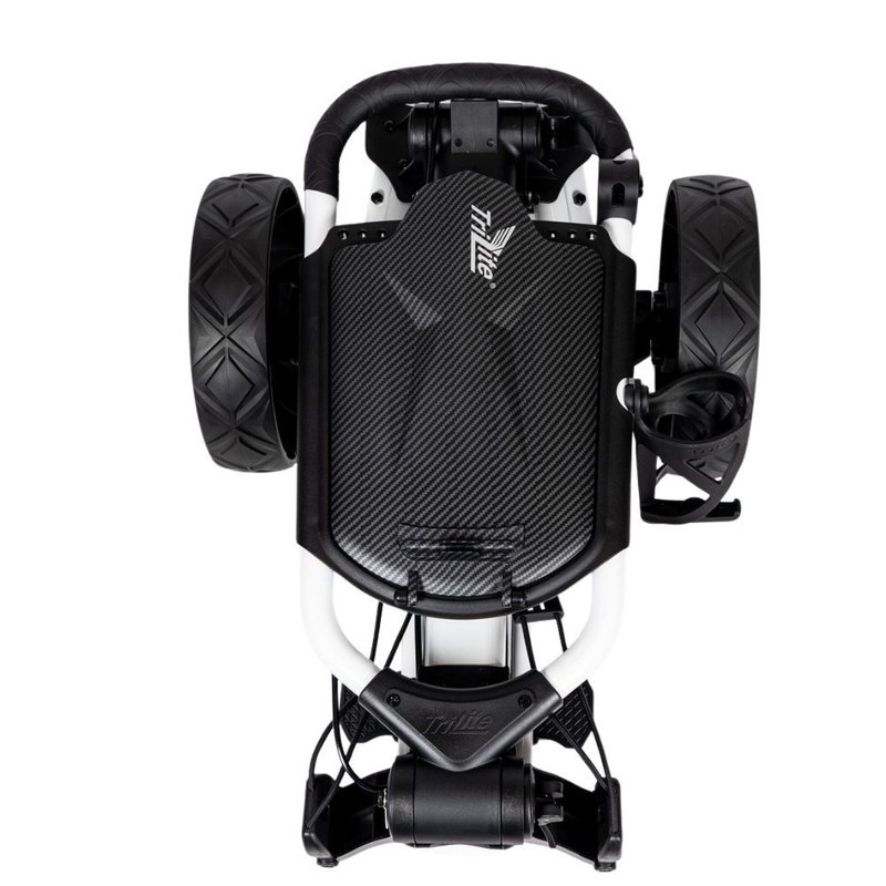 Axglo TriLite T-Flash carbon decor manuell vagn, vit/svart