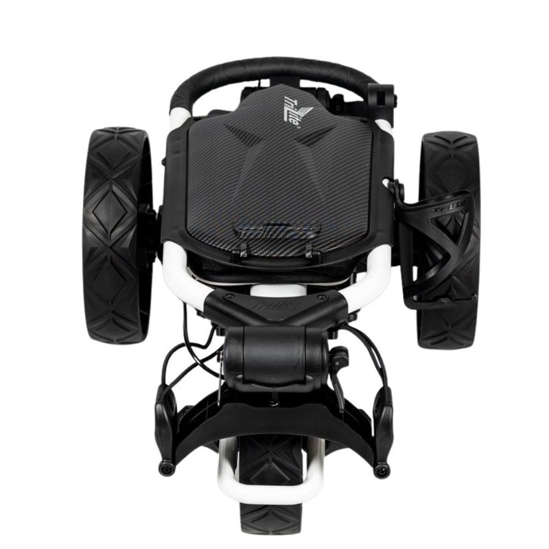 Axglo TriLite T-Flash carbon decor manuell vagn, vit/svart