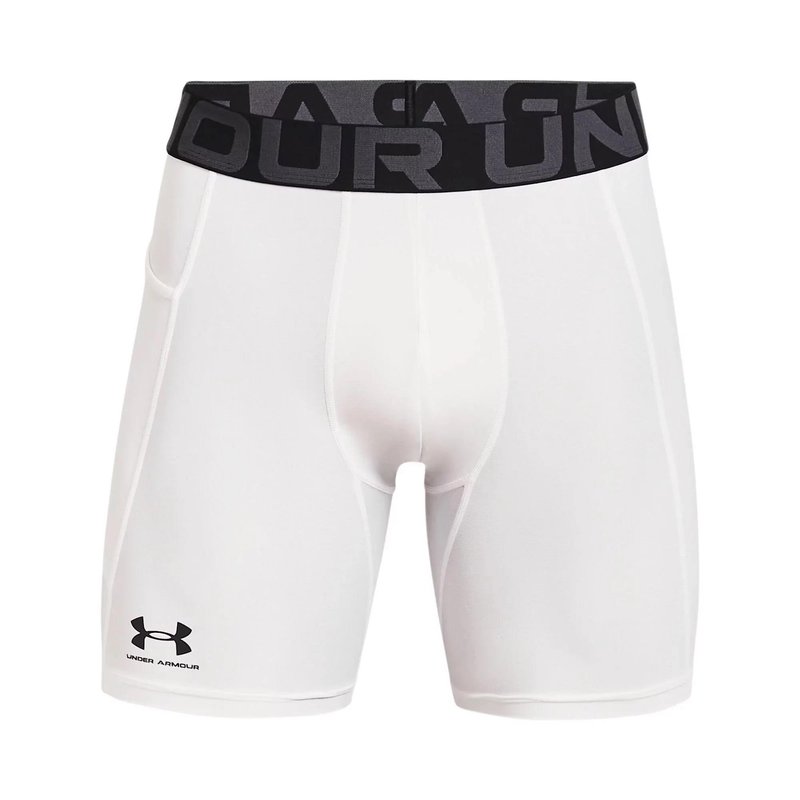Under Armour HeatGear Shorts herr kompressionsboxers, vit