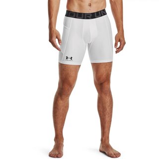 Under Armour HeatGear Shorts herr kompressionsboxers, vit