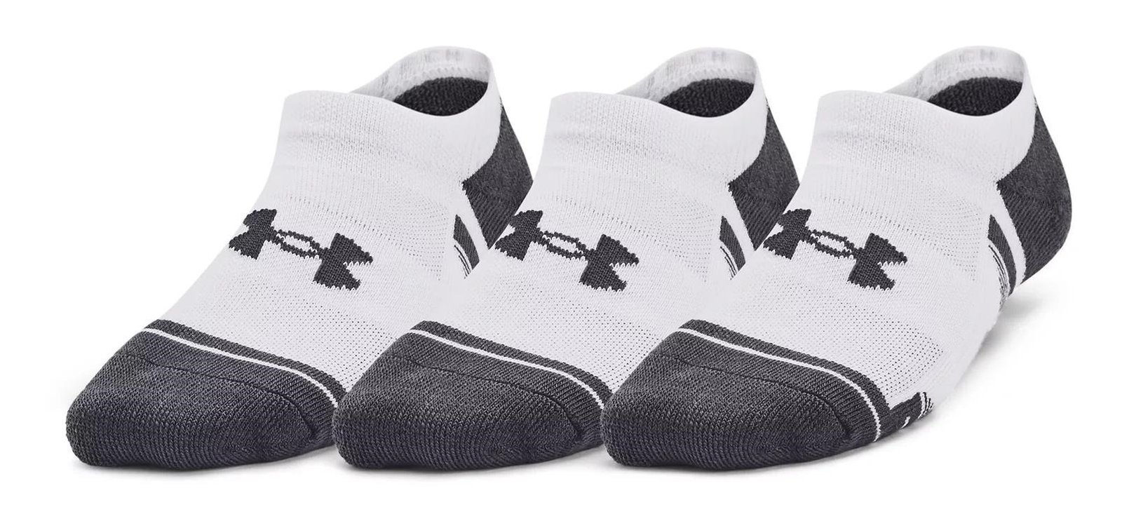 Under Armour Y Performance Tech junior strumpor (3-pack), vita