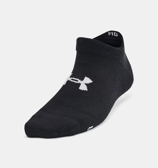 Under Armour Yth Essential No Show junior strumpor (6-pack), mix