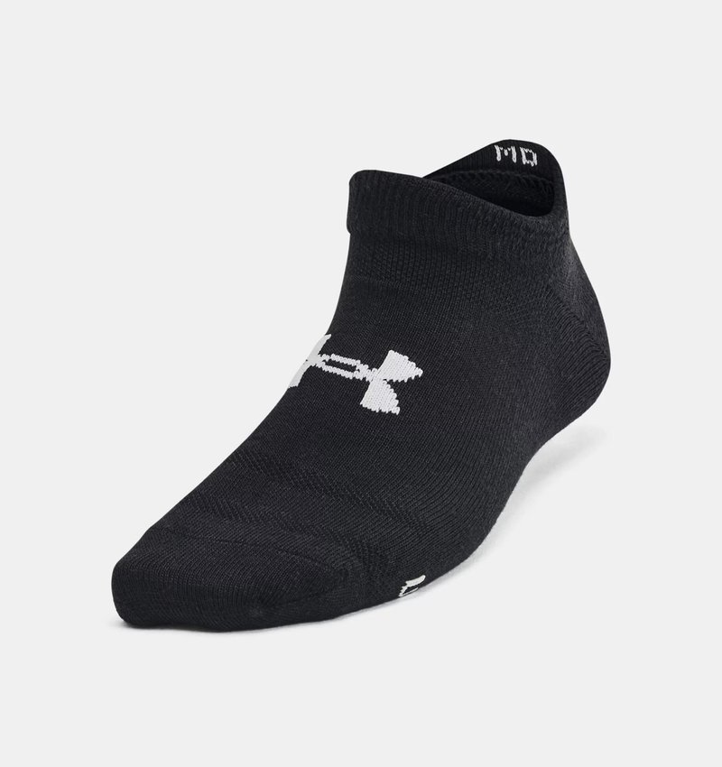 Under Armour Yth Essential No Show junior strumpor (6-pack), mix