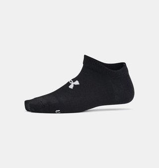 Under Armour Yth Essential No Show junior strumpor (6-pack), mix