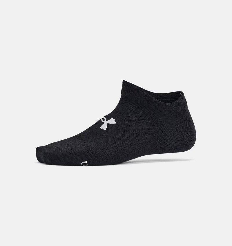 Under Armour Yth Essential No Show junior strumpor (6-pack), mix