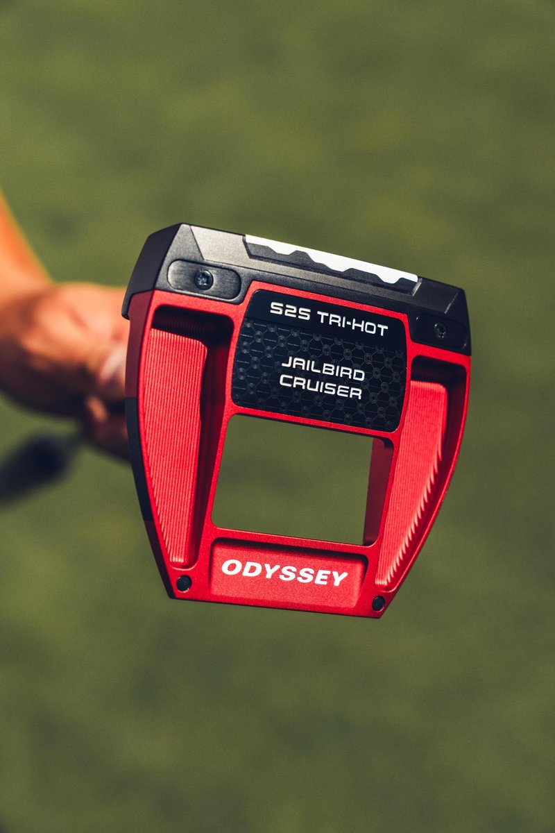 Odyssey Tri-Hot Square 2 Square Jailbird Cruiser putter, RH, 38"