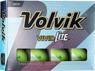 Volvik VIVID Lite golfbollar, gröna