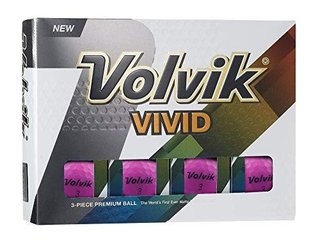 Volvik VIVID golfbollar, lila