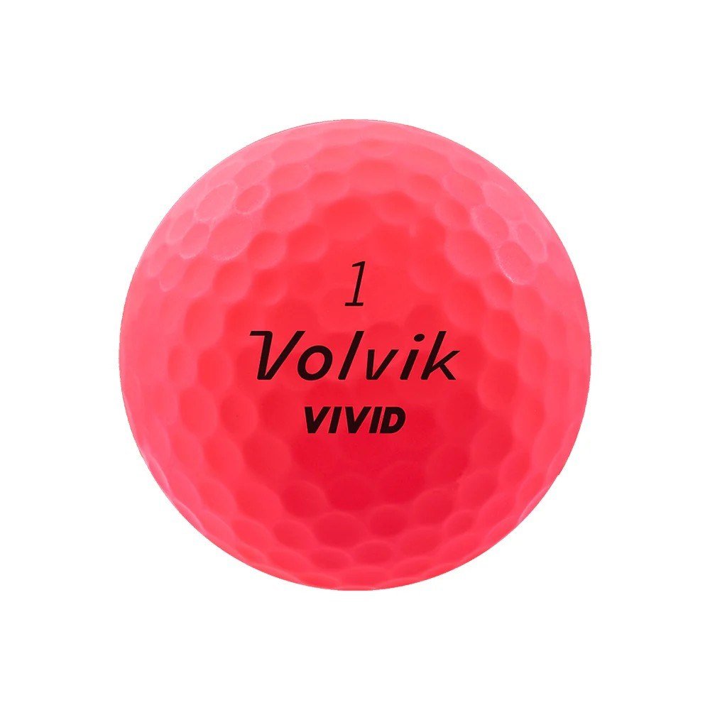 Volvik VIVID golfbollar, rosa
