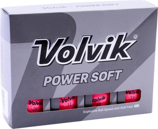 Volvik POWER Soft golfbollar, rosa