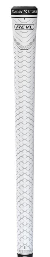 Superstroke REVL Player Club grip, vit/svart, undersize