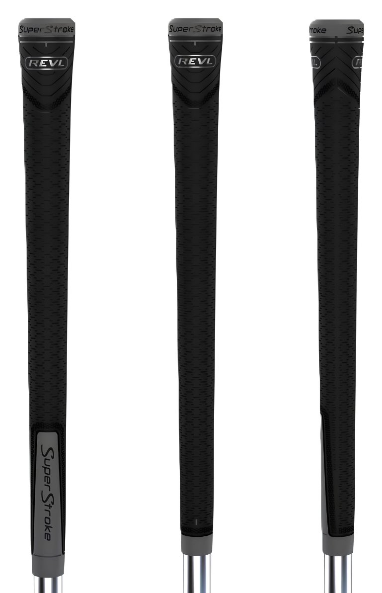 Super Stroke Superstroke REVL Player Club grip, svart/grå, standard