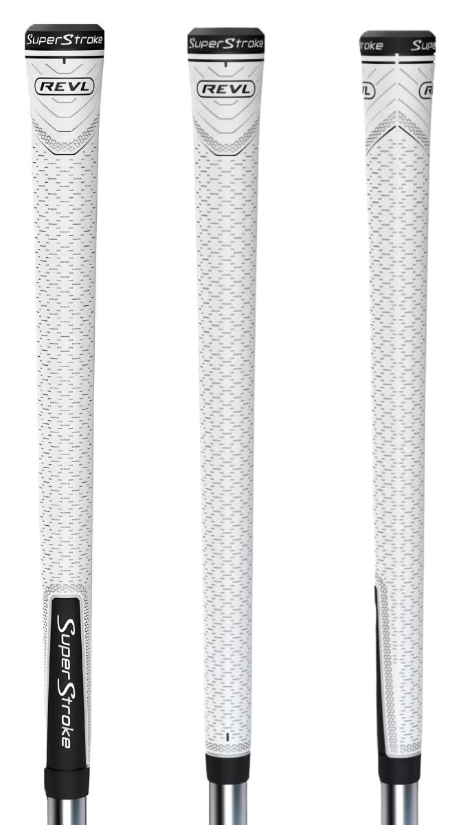 Super Stroke Superstroke REVL Player Club grip, vit/svart, standard