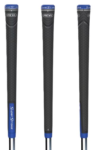 Super Stroke Superstroke REVL Player Club grip, grå/blå, standard