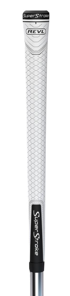 Super Stroke Superstroke REVL Player Club grip, vit/svart, MIDSIZE