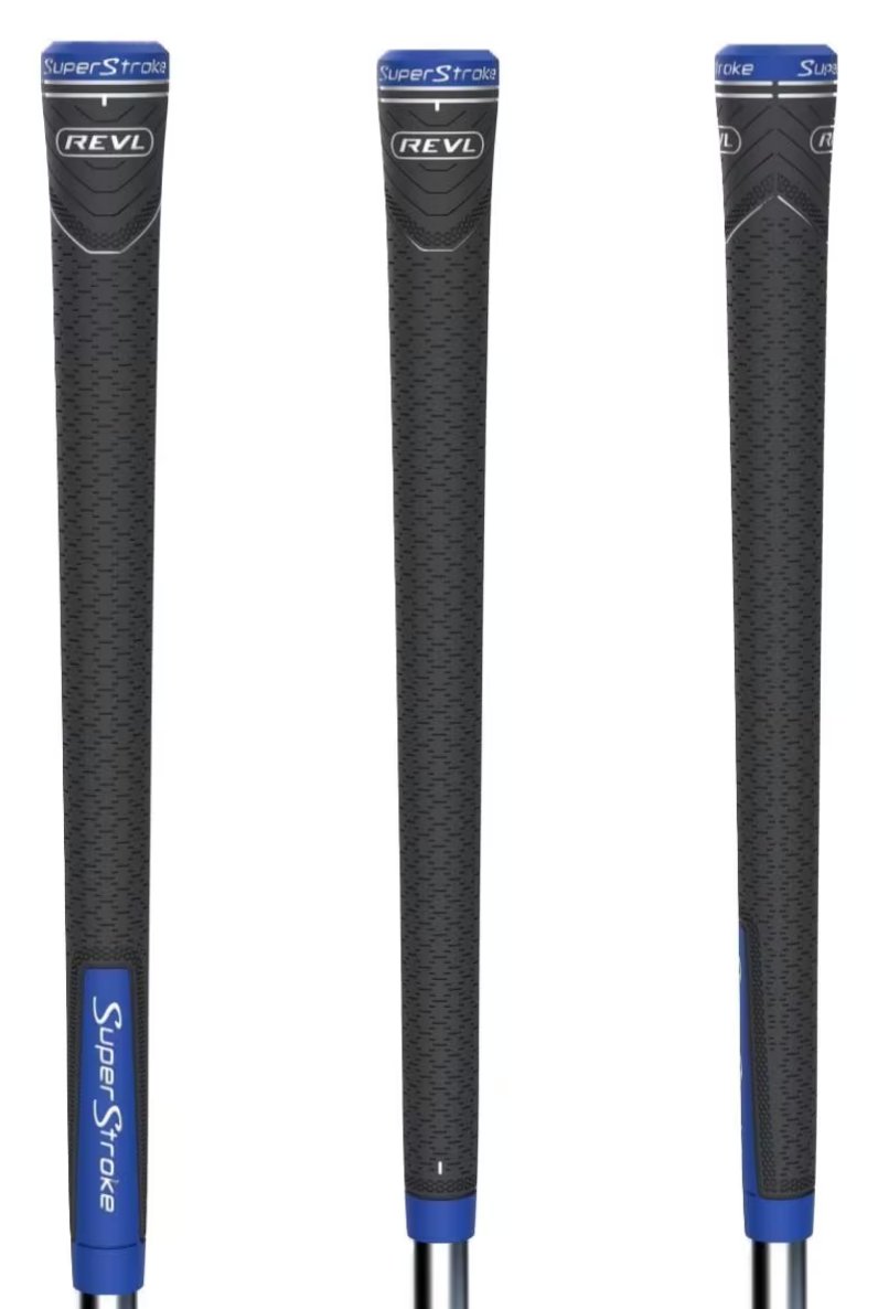 Super Stroke Superstroke REVL Player Club grip, grå/blå, MIDSIZE