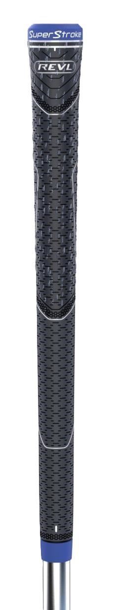 Super Stroke Superstroke REVL Element Club grip, grå/blå, MIDSIZE