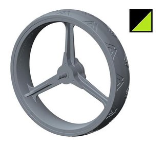 Big Max SPARE PART - Big Max Rear wheel (1PC), grön/svart