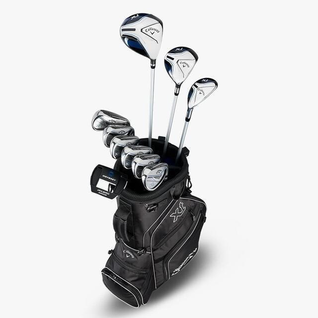 Callaway XT 26 11PC junior golfset, stål/grafit, +stand bag