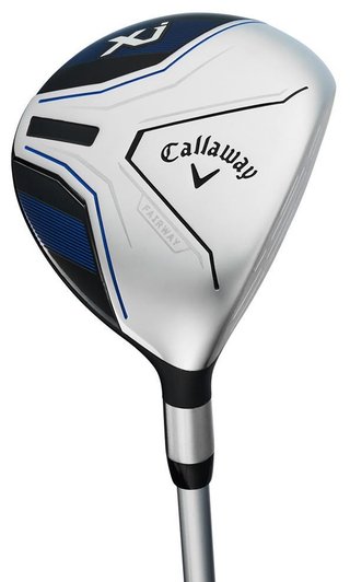 Callaway XJ-1 5PC junior golfset, grafit, + stand bag, blå/vit
