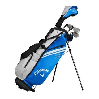 Callaway XJ-2 7PC junior golfset, stål, + ställväska, blå/vit