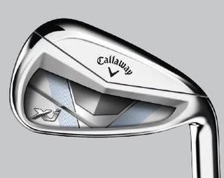 Callaway XJ-2 7PC junior golfset, stål, + ställväska, blå/vit