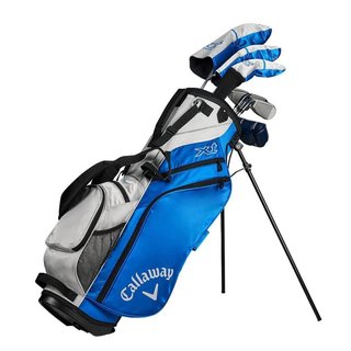Callaway XT 26 11PC junior golfset, grafit, + stand bag, blå/vit