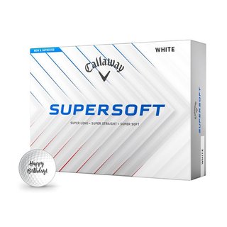 Callaway Supersoft HAPPY BIRTHDAY golfbollar (12 bollar)