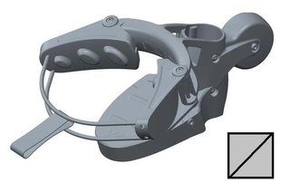 Big Max SPARE PART - Big Max IQ+ Lower Bag Holder, grå