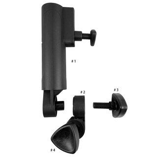 Axglo Adjustable Umbrella Holder tillbehör till vagn, svart