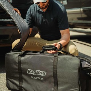 Bag Boy Slimfold travel bag, svart
