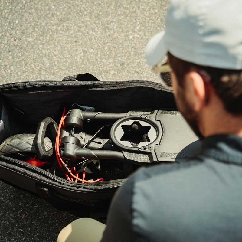 Bag Boy Slimfold travel bag, svart