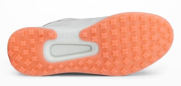 Ecco Core BOA dam golfskor, vit/burnt coral