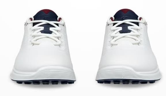 Ecco S-Casual herr golfskor, vit/marinblå