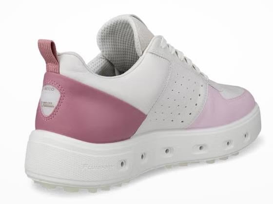 Ecco Street 720 dam golfskor, white/blush/blossom rose