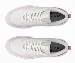 Ecco Street 720 dam golfskor, white/blush/blossom rose