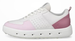 Ecco Street 720 dam golfskor, white/blush/blossom rose