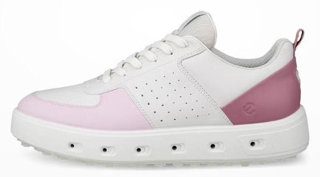 Ecco Street 720 dam golfskor, white/blush/blossom rose