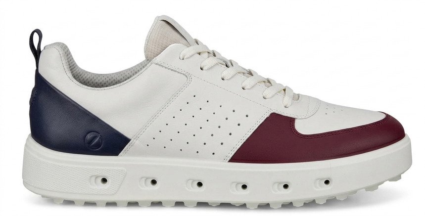 Ecco Street 720 dam golfskor, dark ruby/white/marine