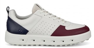 Ecco Street 720 dam golfskor, dark ruby/white/marine