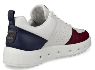 Ecco Street 720 dam golfskor, dark ruby/white/marine